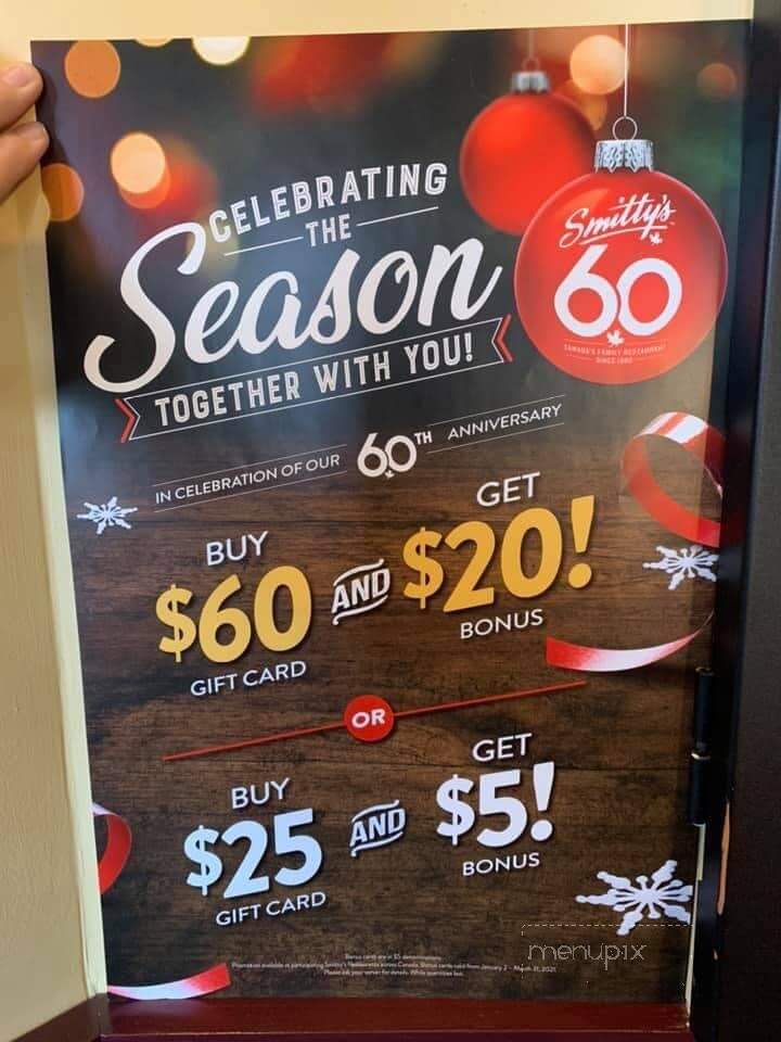 Smitty's Family Restaurant - Charlottetown, PE menu_pic
