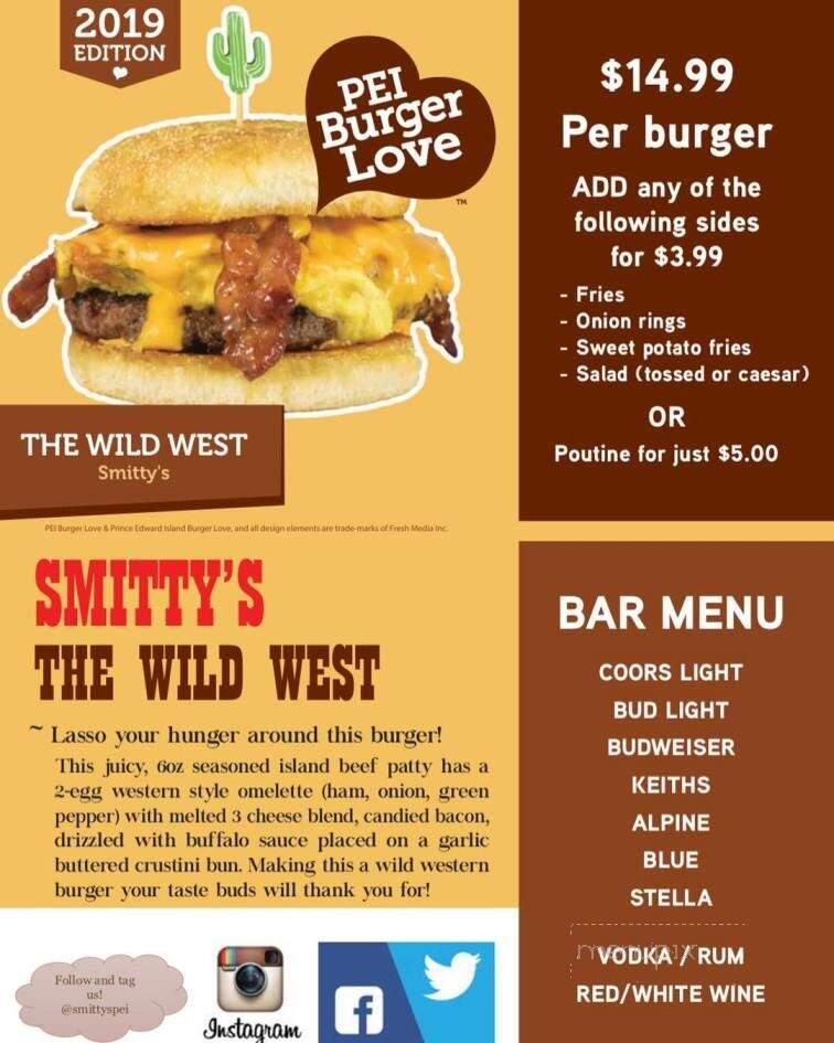 Smitty's Family Restaurant - Charlottetown, PE menu_pic