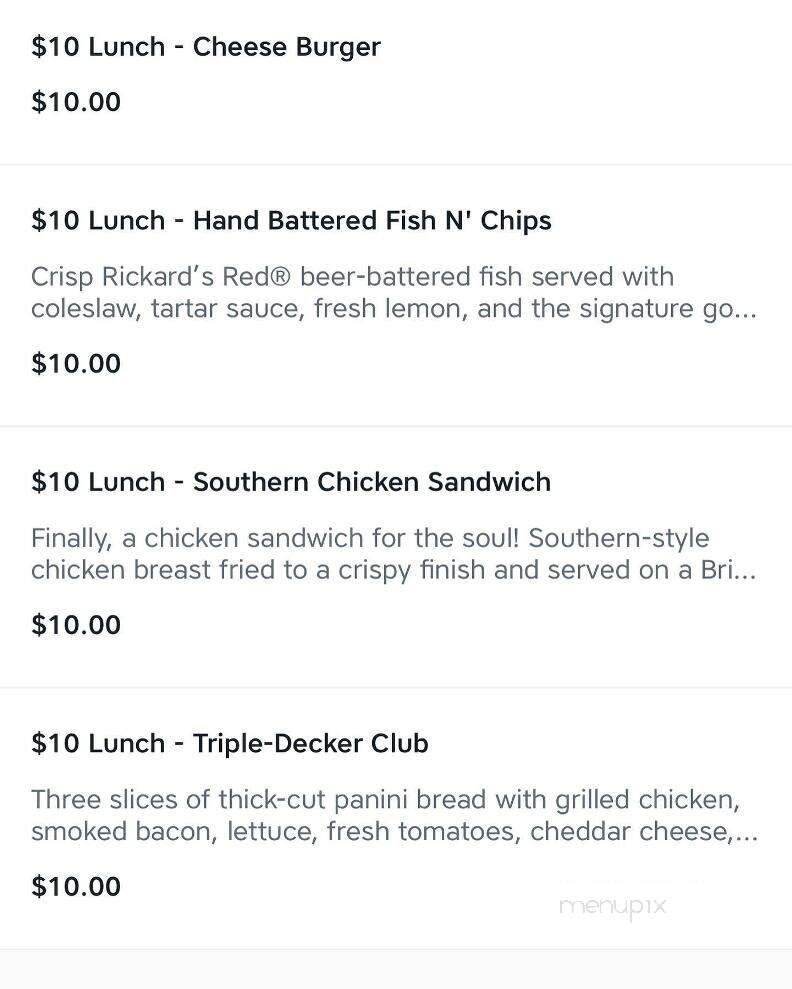 St. Louis Bar & Grill - Milton, ON menu_pic