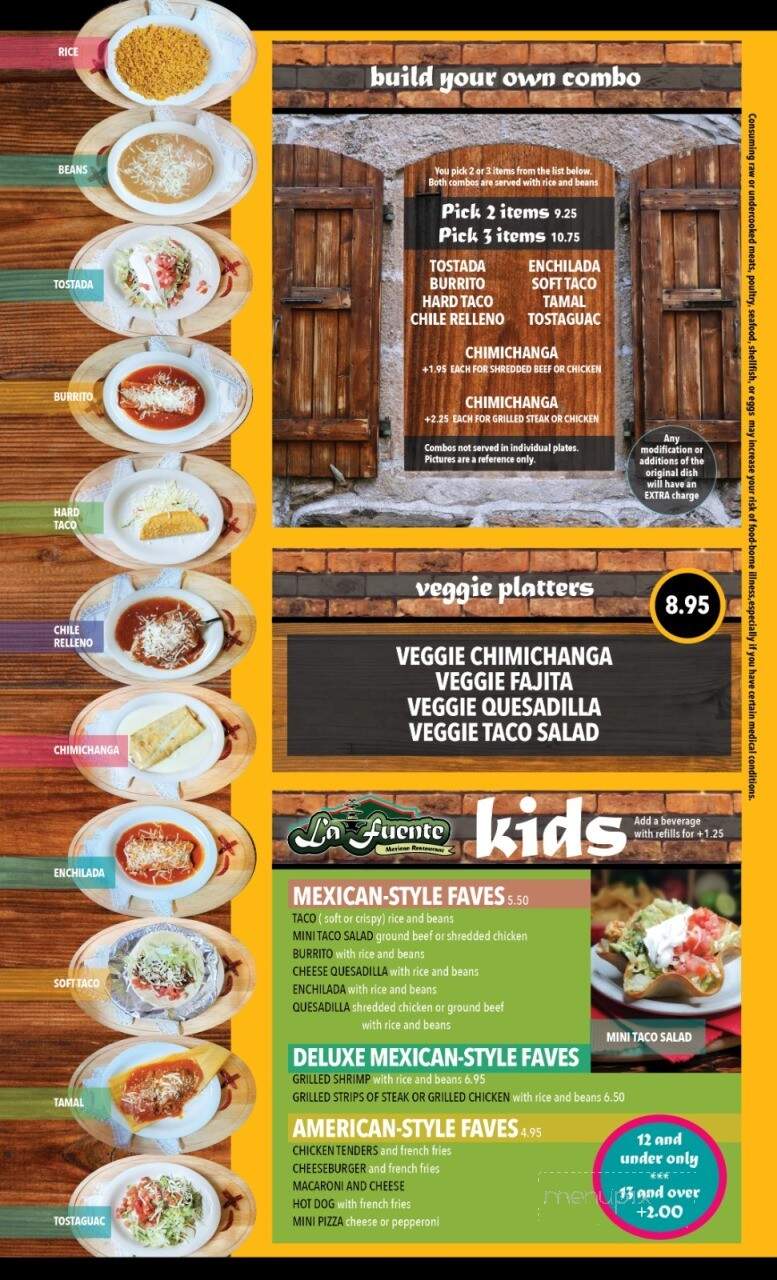 La Fuente - Mount Vernon, IL menu_pic