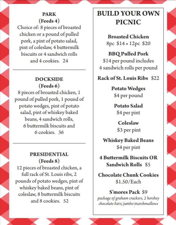 Blue Bell Lodge at Custer State Park Resort - Custer, SD menu_pic