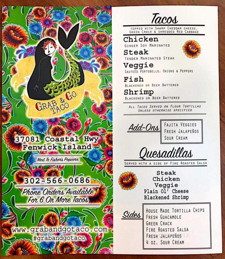 Grab and Go Taco - Fenwick Island, DE menu_pic
