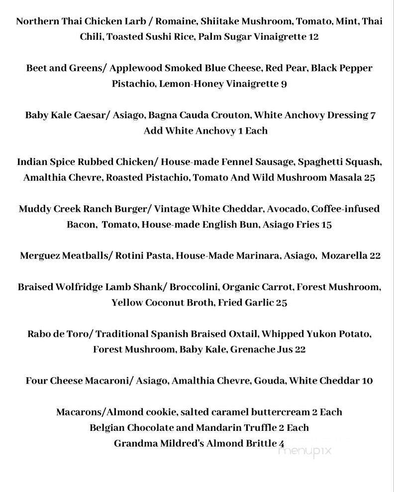 Yellowstone Valley Grill - Livingston, MT menu_pic