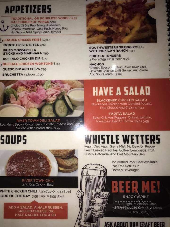 River Town Grill - Marietta, OH menu_pic