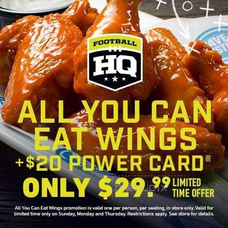 Dave & Buster's - Homestead, PA menu_pic