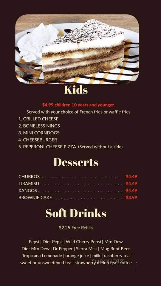 Downtown Restaurant - Archbold, OH menu_pic