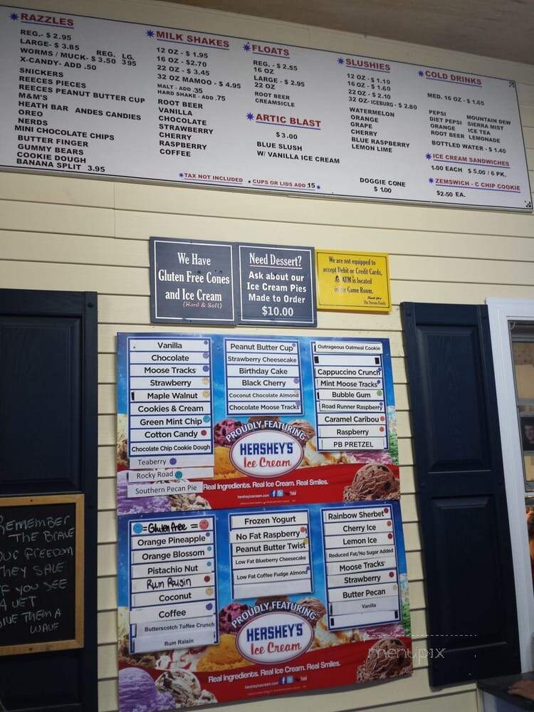 Zem's Ice Cream & Mini Golf - Canastota, NY menu_pic