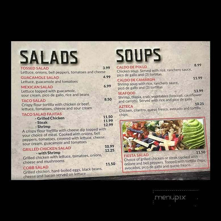 La Hacienda - Boonville, MO menu_pic