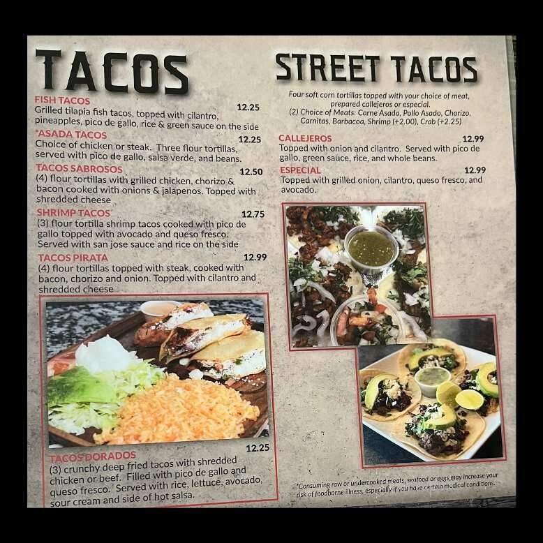 La Hacienda - Boonville, MO menu_pic