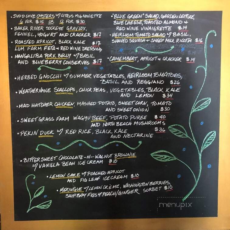 Inn At Ship Bay - Eastsound, WA menu_pic