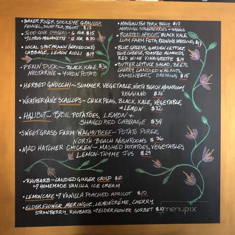 Inn At Ship Bay - Eastsound, WA menu_pic