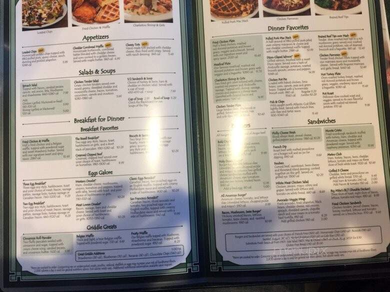 Metro Diner - Mechanicsburg, PA menu_pic