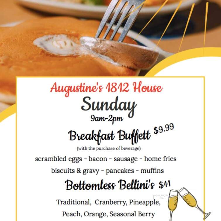 Augustine 1812 House - The Villages, FL menu_pic