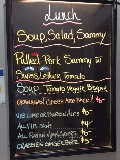 Quarterdeck Pub - Port Hardy, BC menu_pic