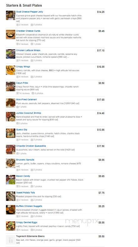 Lazy Dog Restaurant & Bar - Corona, CA menu_pic