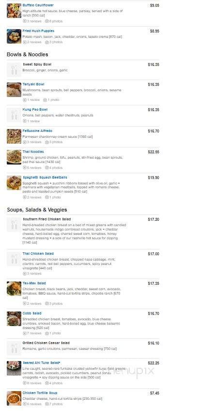 Lazy Dog Restaurant & Bar - Corona, CA menu_pic