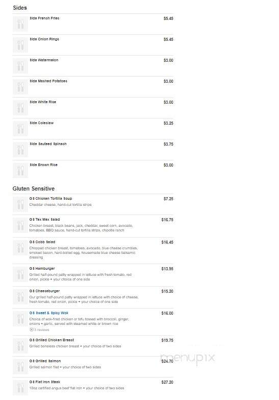 Lazy Dog Restaurant & Bar - Corona, CA menu_pic
