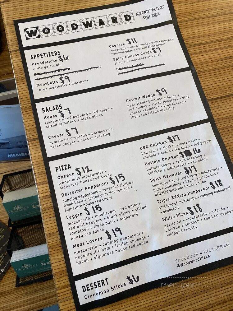 Woodward Pizza - Edmond, OK menu_pic