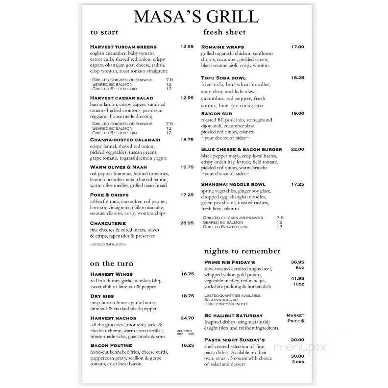 Alexandra's Pizza - Halifax, NS menu_pic