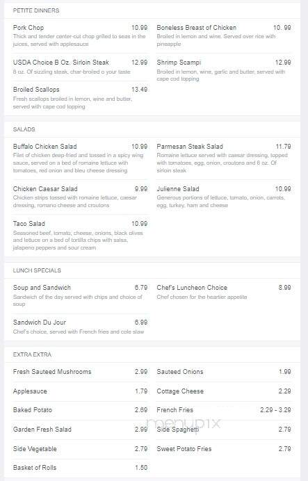 Buffalo Head Restaurant - Forestport, NY menu_pic