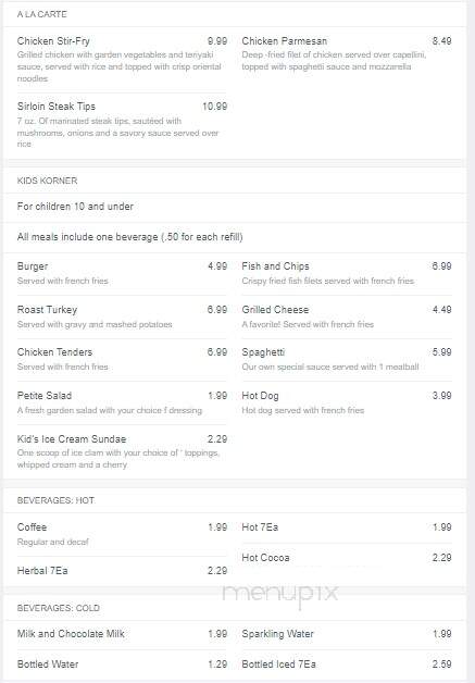 Buffalo Head Restaurant - Forestport, NY menu_pic