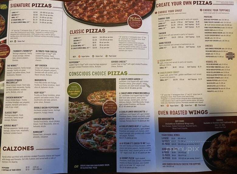 Donatos Pizza - Knoxville, TN menu_pic