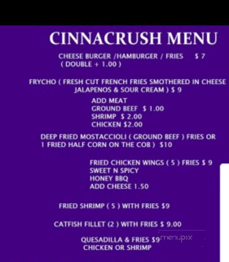 Cinnacrush Grille Food Truck - St Louis, MO