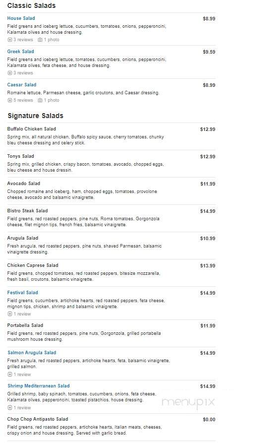 Anthony's NY Pizza & Pasta House - Bowie, MD menu_pic