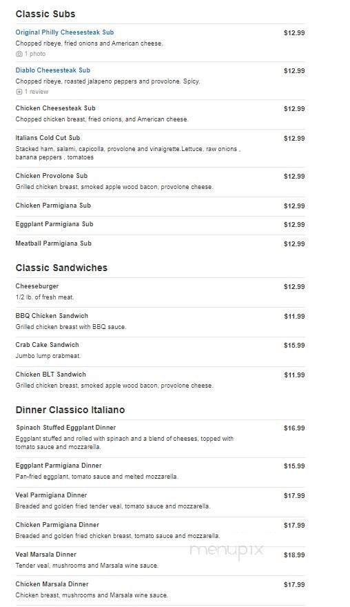 Anthony's NY Pizza & Pasta House - Bowie, MD menu_pic