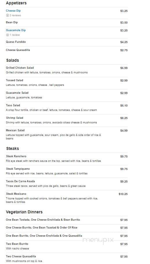 El Maguey Mexican Restaurant - Ballwin, MO menu_pic