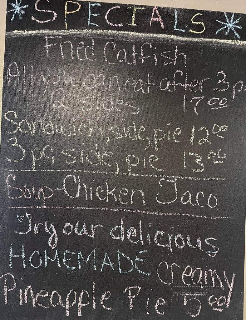 19th Hole Restaurant & Lounge - Crossville, TN menu_pic