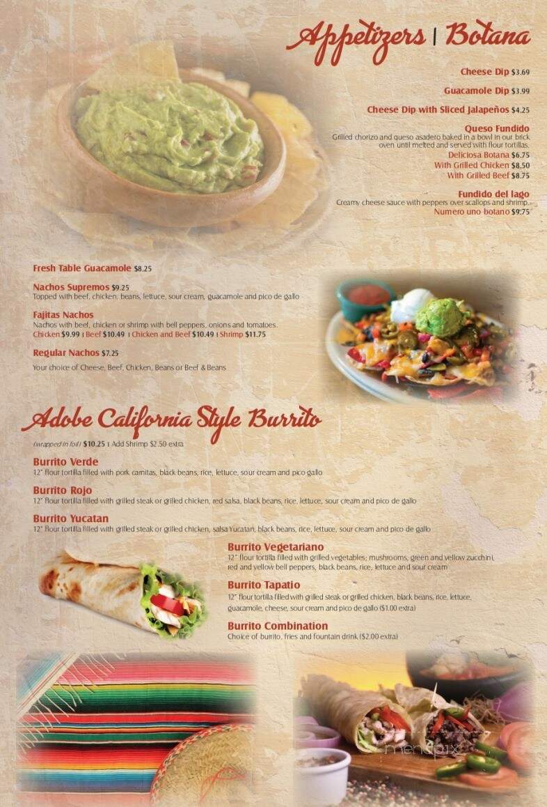 El Gran Puerto - Stuarts Draft, VA menu_pic