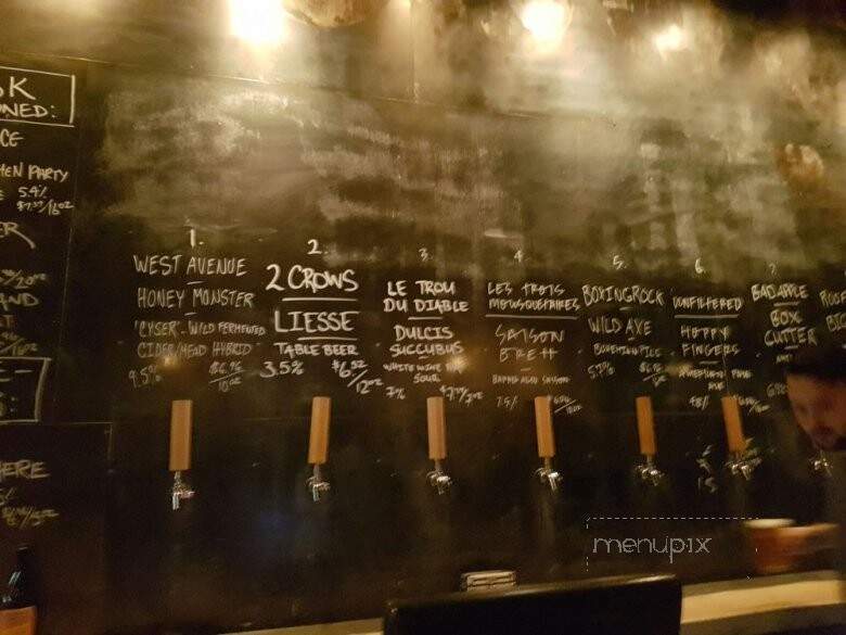 Stillwell Beer Bar - Halifax, NS menu_pic