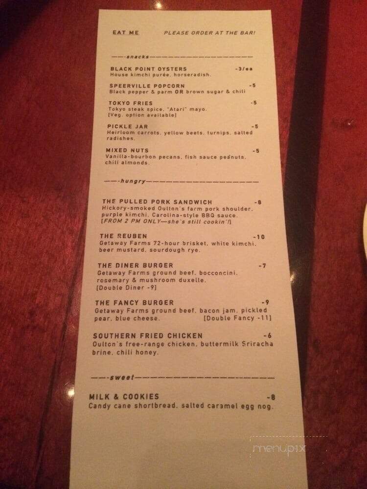 Stillwell Beer Bar - Halifax, NS menu_pic