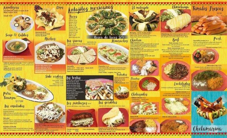 El Tenampa - St. Louis, MO menu_pic