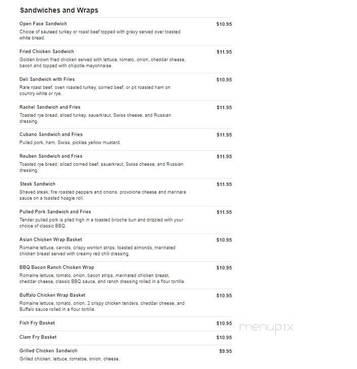 Hometown Pub & Grub - Scotia, NY menu_pic