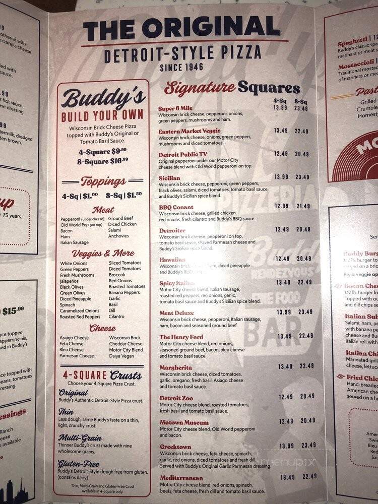 Buddy's Pizza - Plymouth, MI menu_pic