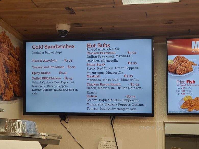 Krispy Krunchy Chicken - Lewiston, MI menu_pic