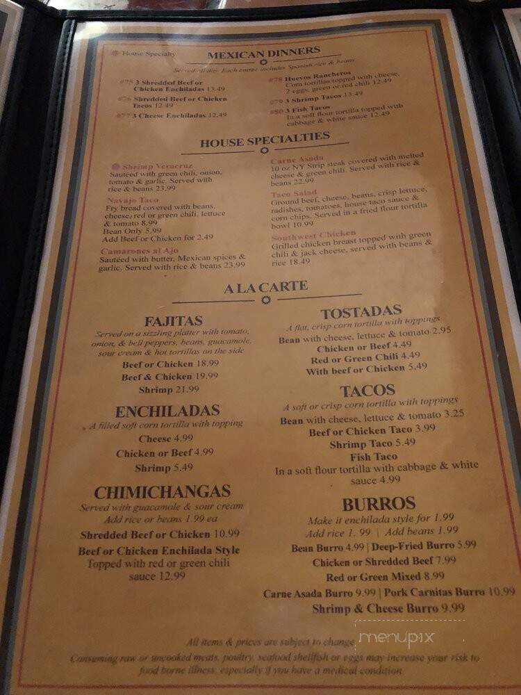 Licano's Mexican Food Steak - Show Low, AZ menu_pic