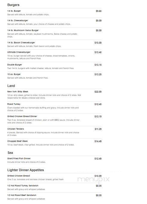 Blue Flame Restaurant - Clairton, PA menu_pic