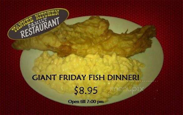 Yankee Kitchen Restaurant - Boardman, OH menu_pic