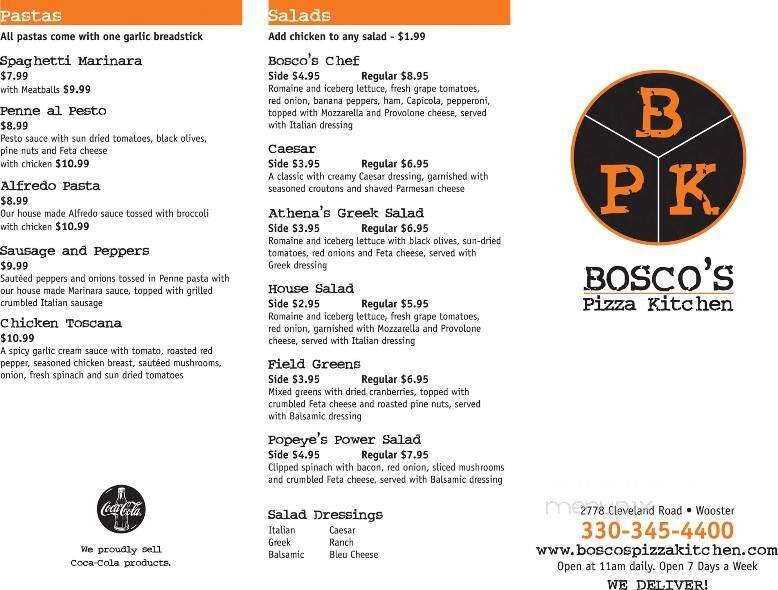 Bosco's Pizza Kitchen - Wooster, OH