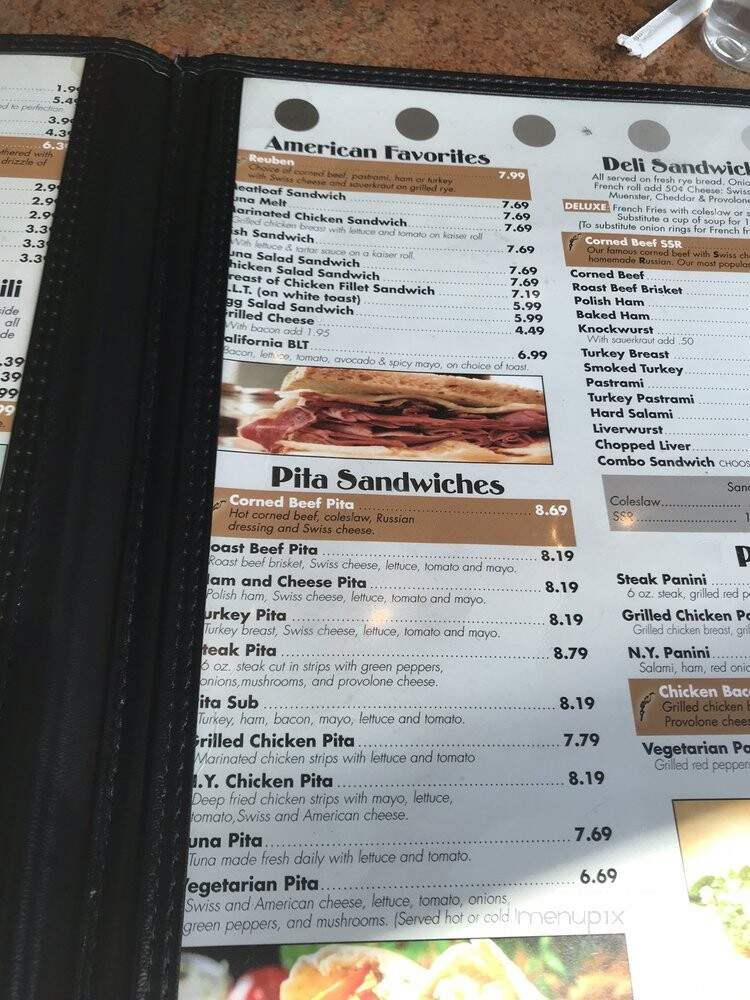 New York Deli - Shelby Township, MI menu_pic