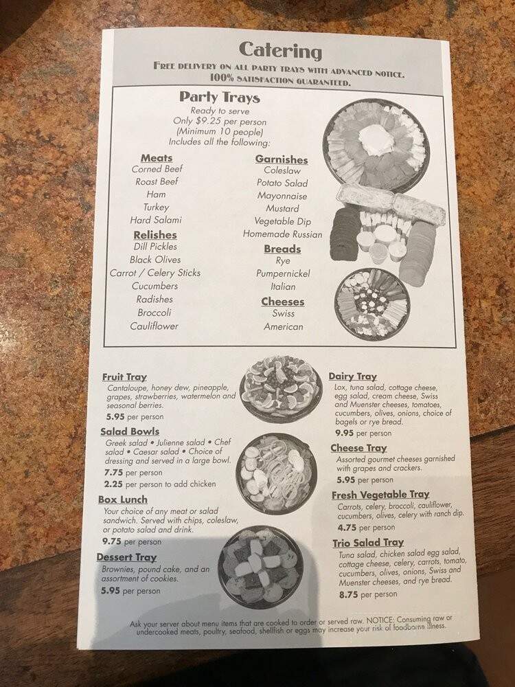 New York Deli - Shelby Township, MI menu_pic