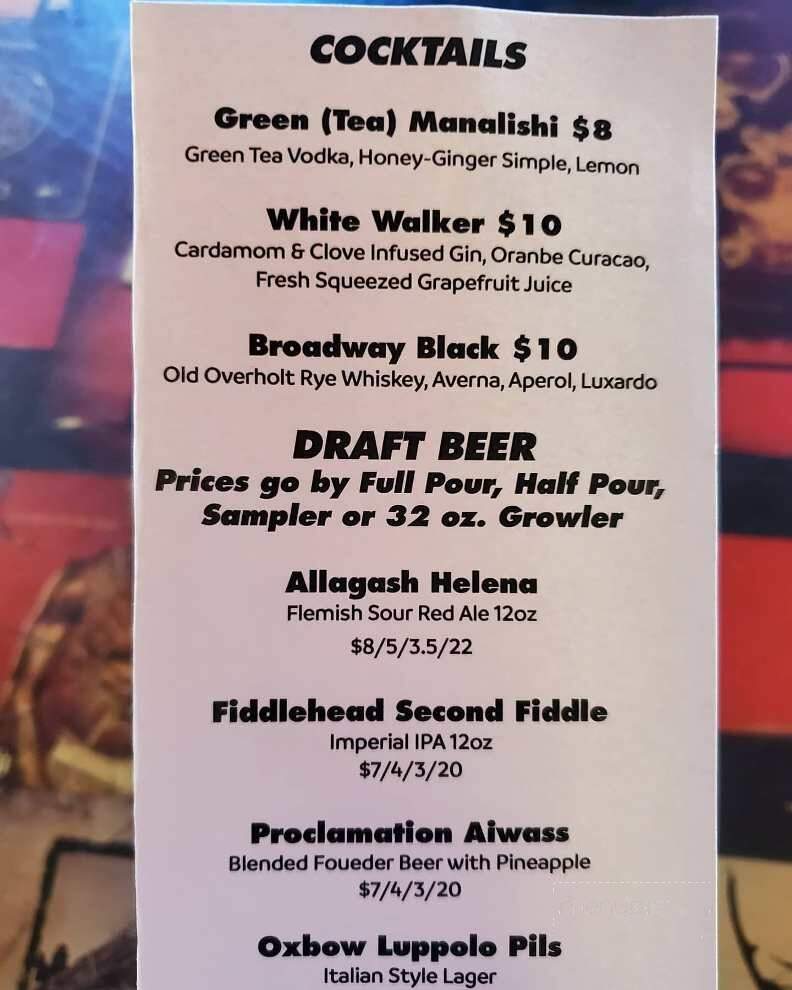 Juliana's - Providence, RI menu_pic
