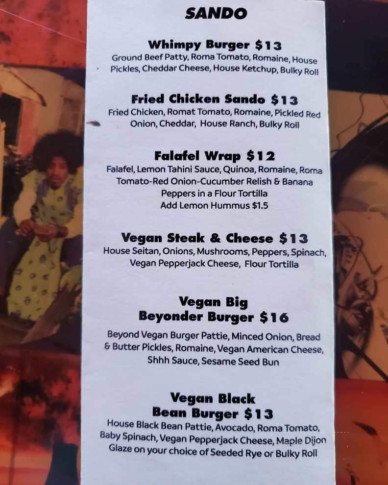 Juliana's - Providence, RI menu_pic