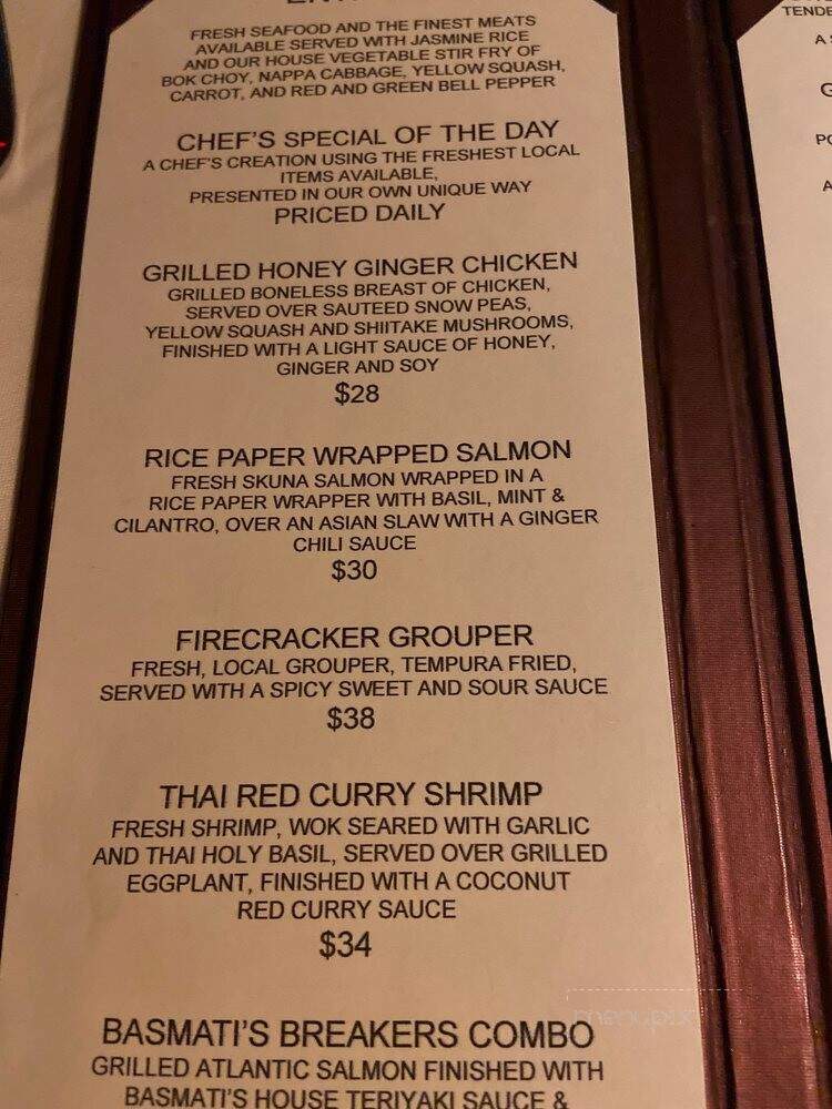 Basmati's Asian Cuisine - Santa Rosa Beach, FL menu_pic