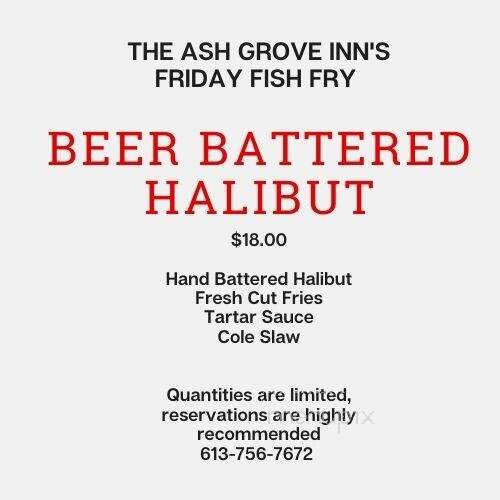 Ash Grove Inn Restaurant & Motel - Barry's Bay, ON menu_pic