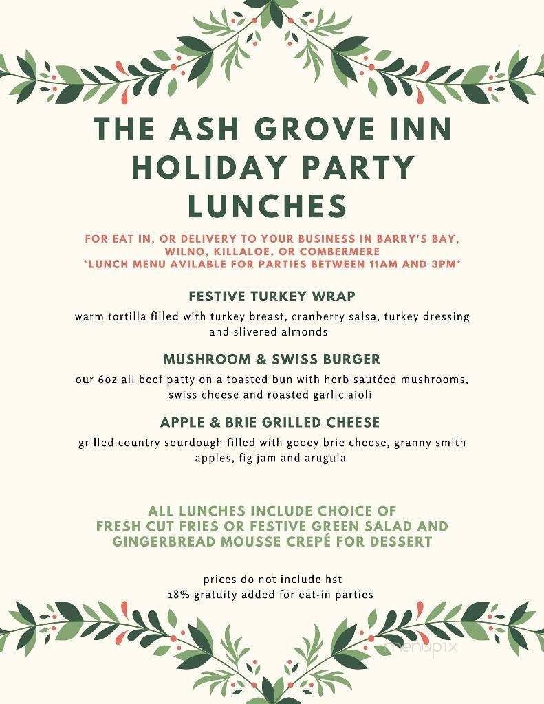 Ash Grove Inn Restaurant & Motel - Barry's Bay, ON