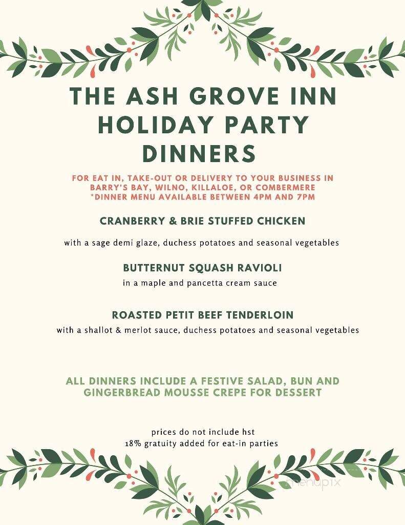 Ash Grove Inn Restaurant & Motel - Barry's Bay, ON